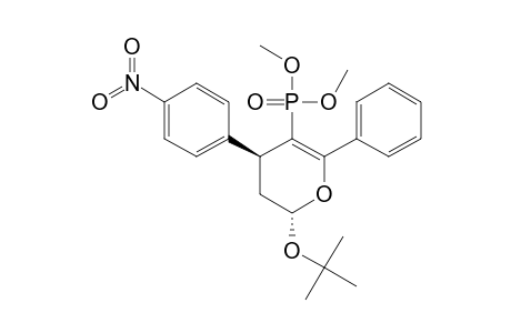 2-TERT.-BUTOXY-5-(DIMETHOXYPHOSPHORYL)-3,4-DIHYDRO-4-(4-NITROPHENYL)-6-PHENYL-2H-PYRAN;TRANS-ISOMER