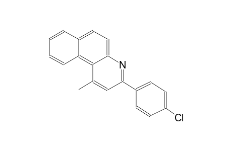 benzo[f]quinoline, 3-(4-chlorophenyl)-1-methyl-
