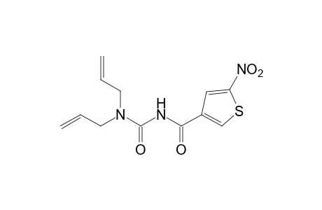 1,1-diallyl-3-(5-nitro-3-thenoyl)urea