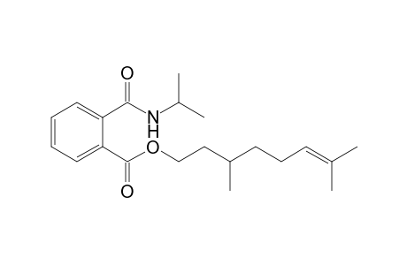 3',7'-Dimethyloct-6'-enyl 2-[(1''-methylethyl)aminocarbonyl]-benzoate