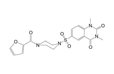 6-{[4-(2-furoyl)-1-piperazinyl]sulfonyl}-1,3-dimethyl-2,4(1H,3H)-quinazolinedione