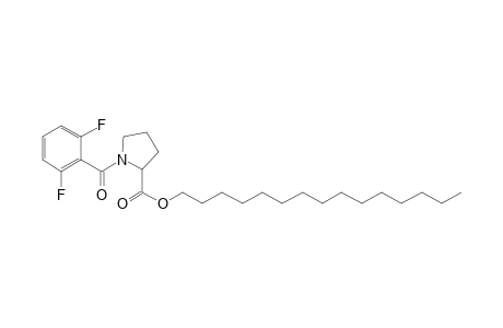 L-Proline, N-(2,6-difluorobenzoyl)-, pentadecyl ester