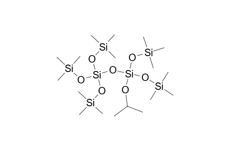 1-Isopropoxy-3,3,3-trimethyl-1-[(trimethylsilyl)oxy]disiloxanyl tris(trimethylsilyl) orthosilicate