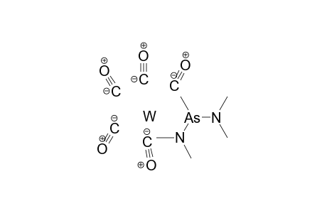 Tungsten N-[dimethylamino(methyl)arsanyl]-N-methyl-methanamine pentacarbonyl