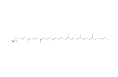 ANHYDRORHODOVIBRIN;1-METHOXY-3,4-DIDEHYDRO-1,2-DIHYDRO-PSI,PSI-CAROTENE