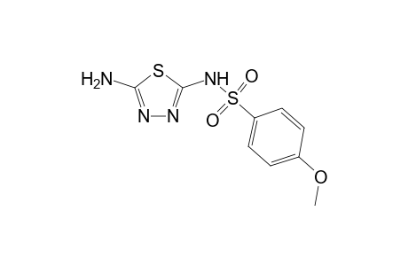 N-(5-Amino-1H-1,3,4-trhiadiazol-2-yl)-4-methoxybenzenesulfonamide