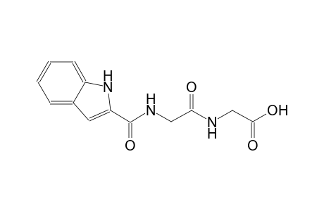 2-(2-(1H-indole-2-carboxamido)acetamido)acetic acid