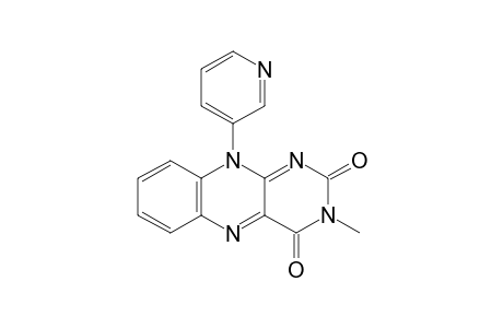 3-Methyl-10-(3-pyridinyl)benzo[g]pteridine-2,4-dione