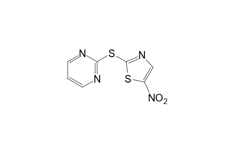 2-[(5-nitro-2-thiazolyl)thio]pyrimidine