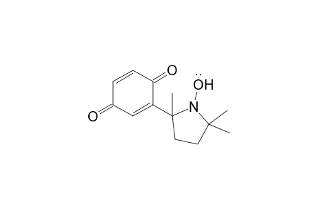 2,5,5-Trimethyl-2-(1,4-benzoquinon-2-yl)pyrrolidin-1-yloxy radical