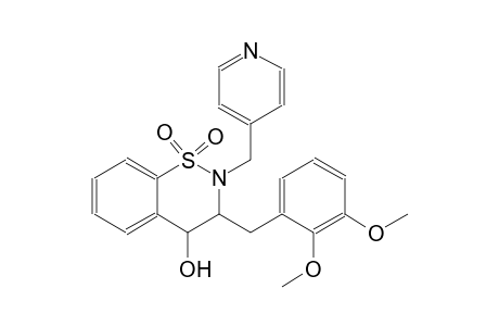 2H-1,2-benzothiazin-4-ol, 3-[(2,3-dimethoxyphenyl)methyl]-3,4-dihydro-2-(4-pyridinylmethyl)-, 1,1-dioxide