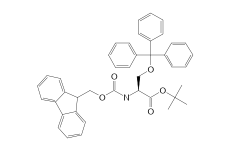 N-ALPHA-(FLUORENYL-9-METHOXYCARBONYL)-HYDROXYTRITYL-ALPHA-L-SERINE-TERT.-BUTYLESTER