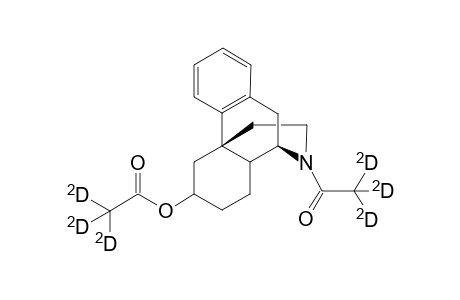 N-(tridenterioacetyl)-6-(tridenterioacetoxy)-5,6,7,8,4b,8a-hexahydromorphinan