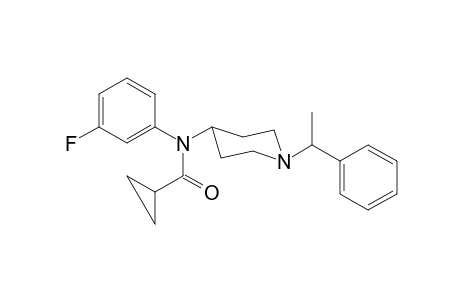 N-3-fluorophenyl-N-[1-(1-phenylethyl)piperidin-4-yl]cyclopropanecarboxamide