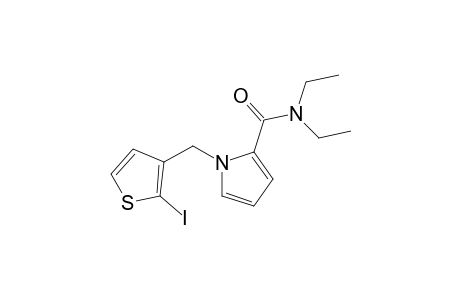 1-(2-Iodothiophen-3-ylmethyl)pyrrole-2-carboxyylic acid diethyl amide