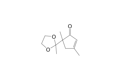 3,5-Dimethyl-5-(1,1-ethylenedioxy)ethyl)-2-cyclopenten-1-one