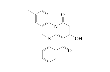 1-(4-Methylphenyl)-5-benzoyl-4-hydroxy-6-methylthio-2-pyridone