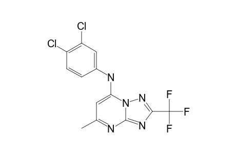 7-(3,4-DICHLOROPHENYLAMINE)-5-METHYL-2-(TRIFLUOROMETHYL)-[1,2,4]-TRIAZOLO-[1,5-A]-PYRIMIDINE