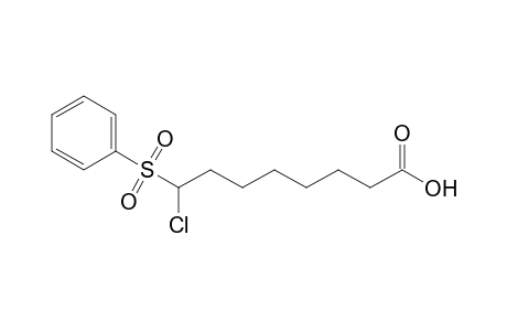 8-Chloro-8-(phenylsulfonyl)octanoic acid