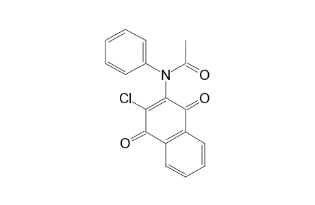 N-(3-CHLORO-1,4-DIHYDRO-1,4-DIOXO-2-NAPHTHYL)ACETANILIDE