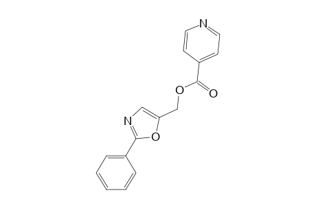 (2-Phenyl-1,3-oxazol-5-yl)methyl isonicotinate