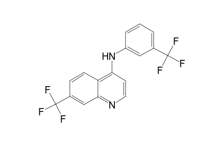 Quinoline, 7-trifluoromethyl-4-(3-trifluoromethylphenyl)amino-