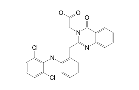 [2-[2-[(2,6-DICHLORO-PHENYL)-AMINO]-BENZYL]-4-OXO-QUINAZOLIN-3(4H)-YL]-ACETIC-ACID