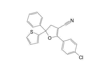2-(4-Chlorophenyl)-5-phenyl-5-thien-2-yl-4,5-dihydrofuran-3-carbonitrile