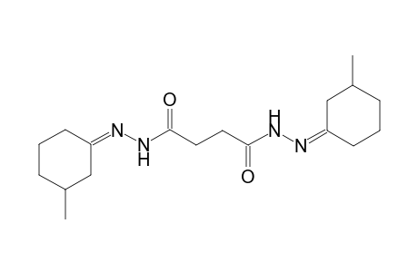 N'~1~,N'~4~-bis[(1Z)-3-methylcyclohexylidene]succinohydrazide