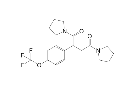1,4-Dipyrrolidin-1-yl-2-(4-trifluoromethoxy-phenyl)-butane-1,4-dione