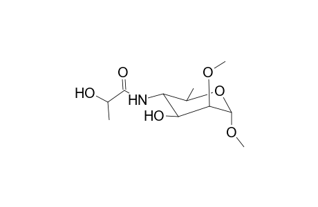 Methyl-4,6-dideoxy-4-(2-hydroxy-propionamido)-2-O-methyl.alpha.d-mannopyranoside