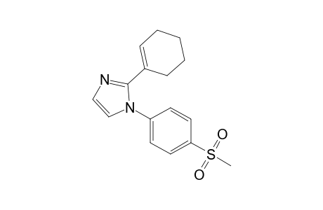 2-(1-cyclohexenyl)-1-(4-methylsulfonylphenyl)imidazole