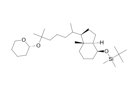 [1R-[1.alpha.(R*),3a.beta.,4.alpha.,7a.alpha.]]-octahydro-4-[[(1,1-dimethylethyl)dimethylsilyl]oxy]-1-[5-[(tetrahydro-2H-pyran-2-yl)oxy]-1,5-dimethylhexyl]-7a-methyl-1H-indene
