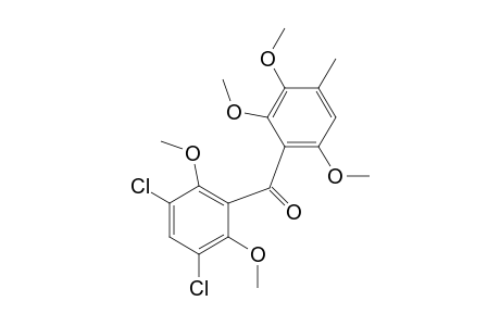 Methanone, (3,5-dichloro-2,6-dimethoxyphenyl)(2,3,6-trimethoxy-4-methylphenyl)-