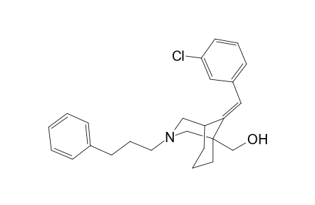 (E)-{9-(3-Chlorobenzylidene)-3-(3-phenyl-propyl)-3-azabicyclo[3.3.1]nonan-1-yl}methanol