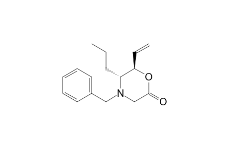 (5R,6R)-4-benzyl-5-propyl-6-vinyl-morpholin-2-one