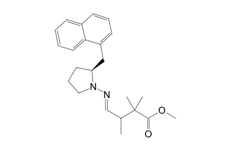 Methyl (3R/S,2'S)-4-{[2'-(naphth-1'-ylmethyl)pyrrolidin-1'-yl]imino}-2,3,3-trimethylbutanoate
