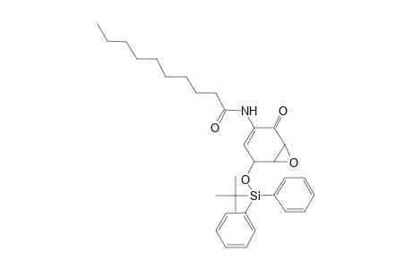 (2SR,3RS,4RS)-4-(tert-Butyldiphenylsilyloxy)-6-(decanoylamino)-2,3-epoxycyclohex-5-enone