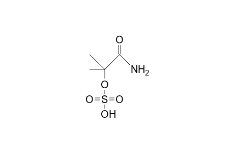 2-Sulfato-2-methyl-propionamide