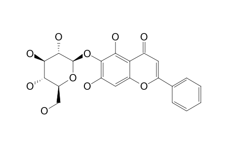BAICALEIN-6-O-BETA-D-GLUCOPYRANOSIDE