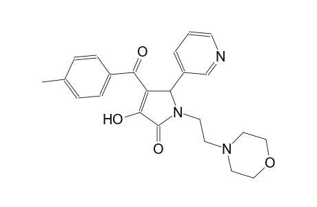 2H-pyrrol-2-one, 1,5-dihydro-3-hydroxy-4-(4-methylbenzoyl)-1-[2-(4-morpholinyl)ethyl]-5-(3-pyridinyl)-