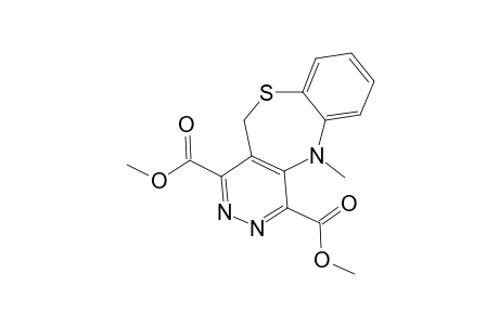 Dimethyl 5,11-Dihydro-5-methylpyridazino[4,5-c][1,5]benzothiazepine-1,4-dicarboxylate