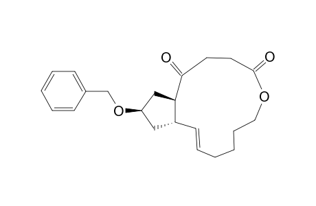 r-13-(Benzyloxy)-1,2,3,6,7,8,9-t-11a,12,13,14,c-14a-dodecahydro-4H-cyclopent[f]oxacyclotridecin-1,4-dione