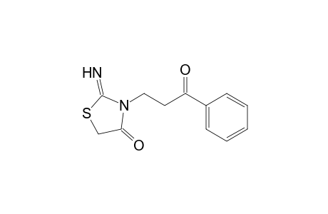 2-Imino-3-(3-oxo-3-phenylpropyl)thiazolidin-4-one