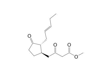 Methyl 3-oxo-4-(3-oxo-2-pent-2-enylcyclopentyl)butyrate