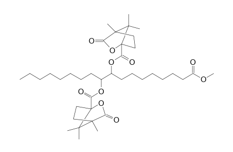 anti-(-)-(9R,10S.1'S,1'S)-Methyl 9,10-dicamphanoyloctadecanoate