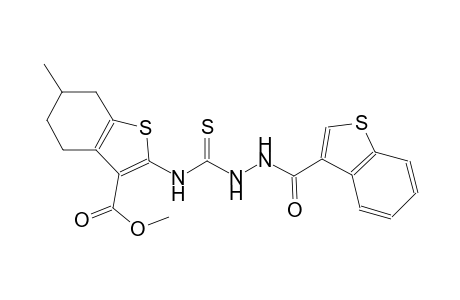 methyl 2-({[2-(1-benzothien-3-ylcarbonyl)hydrazino]carbothioyl}amino)-6-methyl-4,5,6,7-tetrahydro-1-benzothiophene-3-carboxylate