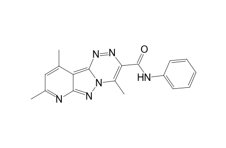 13-[(N-Phenylamino)carbonyl]-5,7,12-trimethyl-pyrido[2',3' ; 3,4]-1H-pyrazolo[5,1-c]-(1,2,4)-triazine