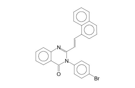 3-(4-Bromophenyl)-2-[(E)-2-(1-naphthyl)ethenyl]-4(3H)-quinazolinone