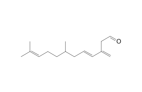 (4E)-7,11-Dimethyl-3-methylidenedodeca-4,10-dienal